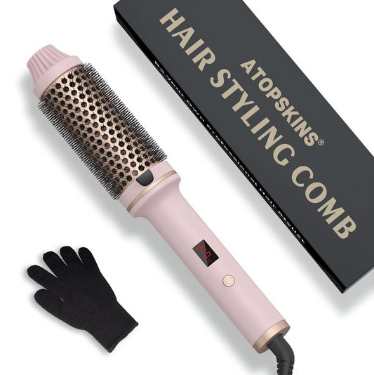 WOW WOW CURLS™ Hot Air Brush Styler and Volumizer Hair Straightener