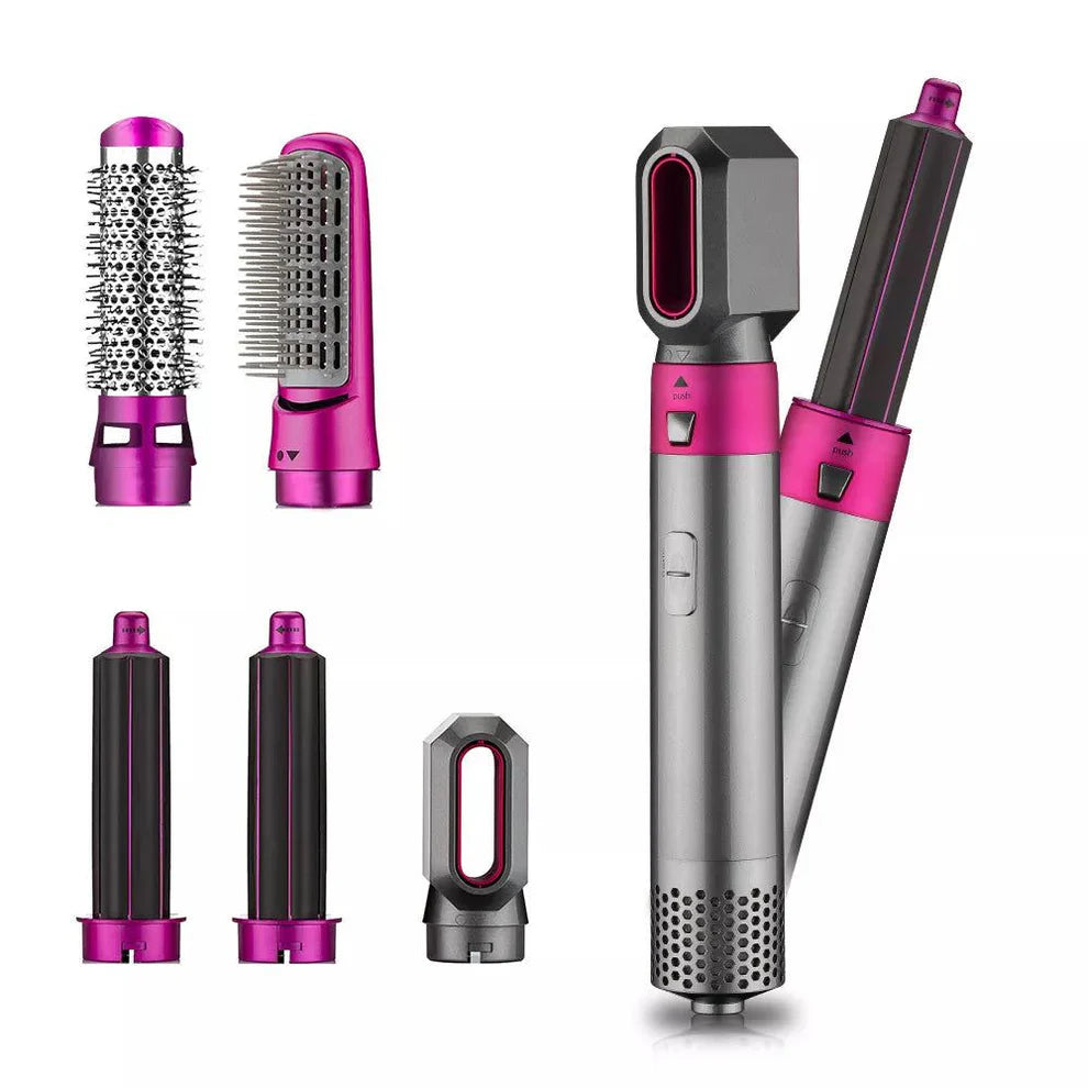 WOW WOW CURLS™ Hot Air Dryer Hair Styler 5 in 1 in Case