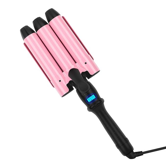 WOW WOW CURLS™ Ceramic Triple Barrel Curling Iron