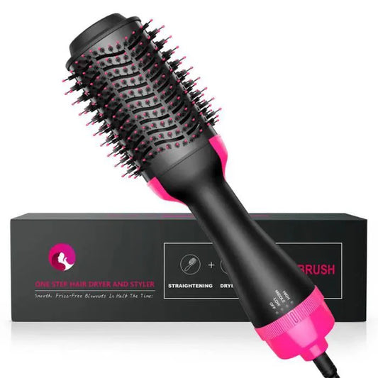 WOW WOW CURLS™ Blow Dryer Hair Brush Straightener